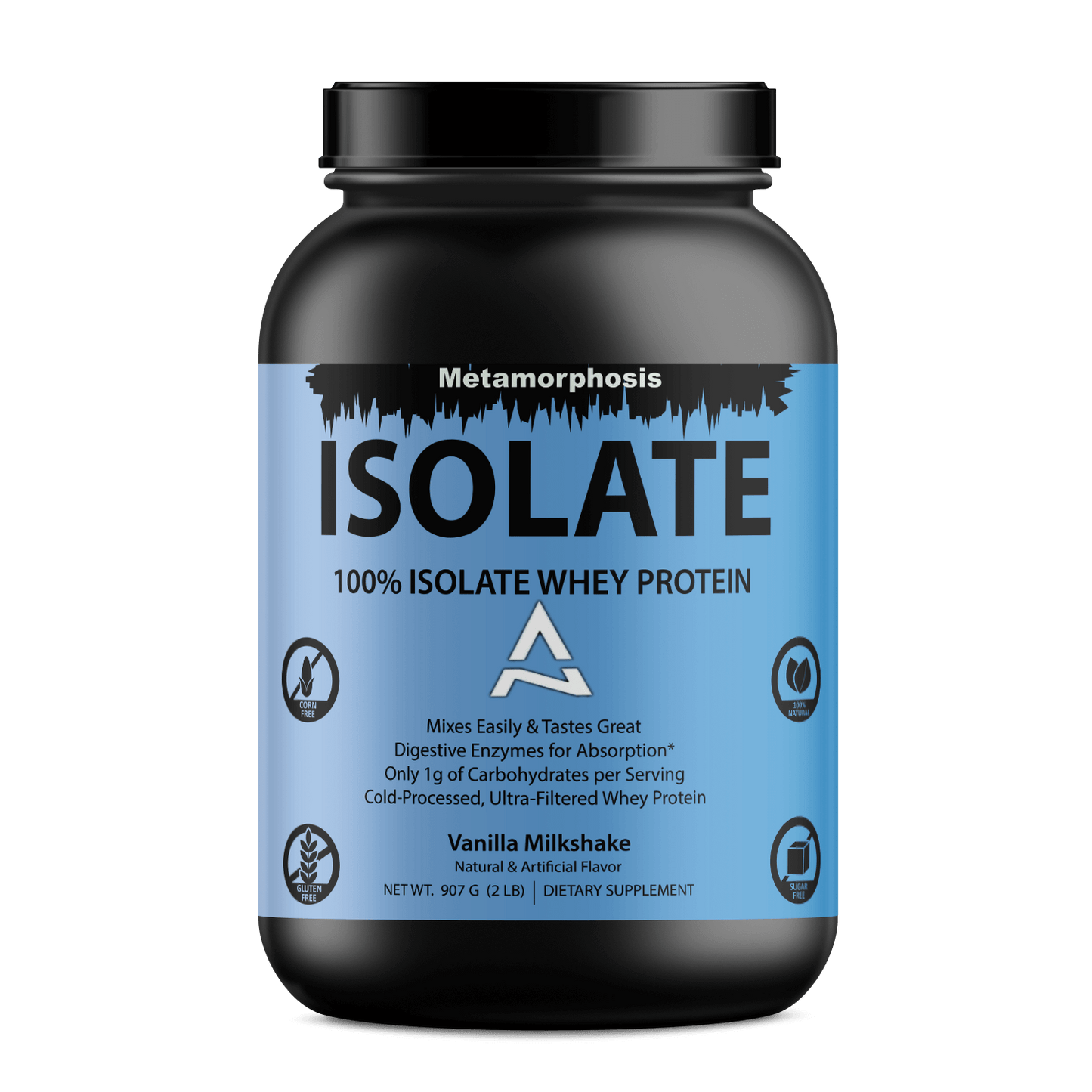 2lb 100% Whey Isolate Vanilla – 30 servings